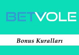 Betvole Bonus Kuralları